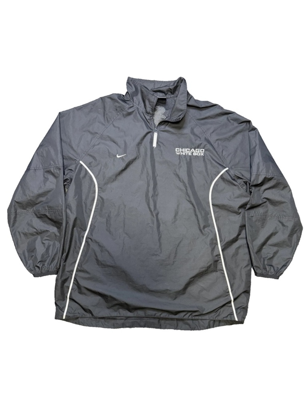 Nike Chicago White Sox MLB Pullover Windbreaker Jacket Black Men's XXL